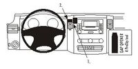 Brodit ProClip Zwart voor Mercedes Benz Sprinter 2007-2018 en Volkswagen Crafter 2007-2016