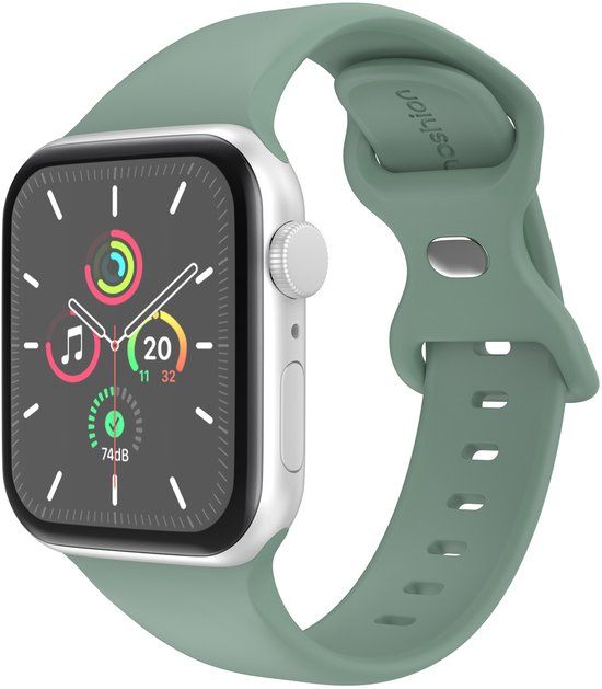 imoshion Siliconen⁺ bandje voor Apple Watch 38/40/41/42 mm - Maat S/M - Groen