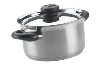 BK Karaat+ Kookpan - 180 mm - 2,1 liter - Zilver