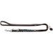 HUNTER Verstelbare hondenlijn SOLID EDUCATION CORD, donkerbruin/turquoise, 20/200