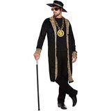 HENBRANDT HEREN ZWART PIMP FANCY DRESS