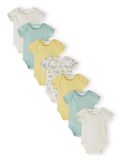 Minoti Safari rompertje baby unisex 7-pack - korte mouw