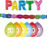 Haza - 50 jaar geworden - verjaardag - feest versiering pakket - 3-delig