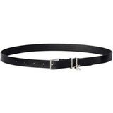 Calvin Klein Ceinture Monogram Charm Keep Noir/nickel antique Taille: 85
