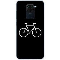 Xiaomi Redmi Note 9 Bedrukt siliconen hoesje Bike hipster