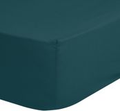 Good Morning Hoeslaken Effen Kleur - 1 Persoons 90x200 cm - Petrol - 100% Katoen Jersey
