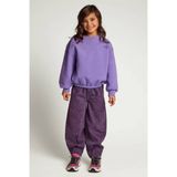 LOOXS little little leopard barrel jeans met panterprint - paars