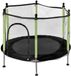 Creative Corner Trampoline de jardin, pour enfants, avec filet de sécurité, 140 cm (55 pouces), vert