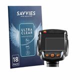 Savvies Screenprotector voor Testo 872 - Folie Beschermfolie transparant 18 Stuks