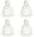 Difrax Flessenspeen Natural - Maat Small - 4 stuks