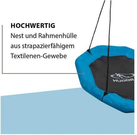 HUDORA Nestschommel Octagon 90 - Blauw - 5+ jaar