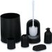 Alpina - Badkameraccessoires Set - Zwart - 6-Delig