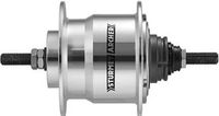 Sturmey Archer Versnellingsnaaf 4 speed X-RF4 36 gaats - 170 mm aslengte - zilver