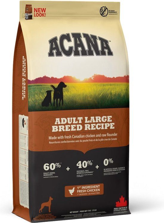 Acana dog adult large breed - 17 KG