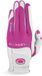 Buva Sports BV Rechter dames golfhandschoenen Zoom Hybrid Glove wit fuchsia
