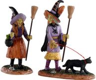 Lemax Witches Night Out Set of 2 Figurines