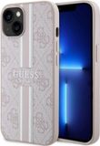 Guess 4G Printed Stripe Back Case for Apple iPhone 14 - Pink