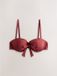 Next Dames Bandeau-bikinitop met beugel en strik Rood