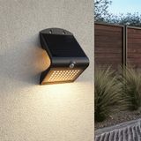HOFTRONIC Rhodes Solar Wandlamp Up & Down - Zwart