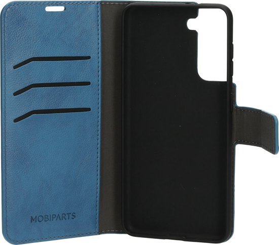 Mobiparts Classic Wallet Case Samsung Galaxy S21 Steel Blue blauw / Galaxy S21