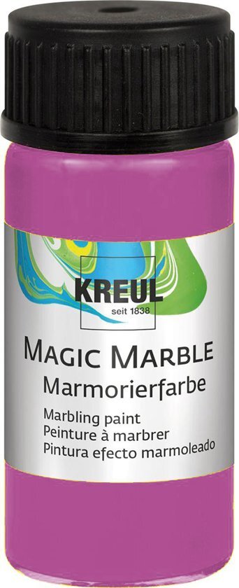 C.Kreul KREUL Roze Magic Marble Marmer effect verf - 20ml marble effect verf voor eindeloze toepassingen zoals toepassingen, van achtergronden van schilderijen tot gitaren