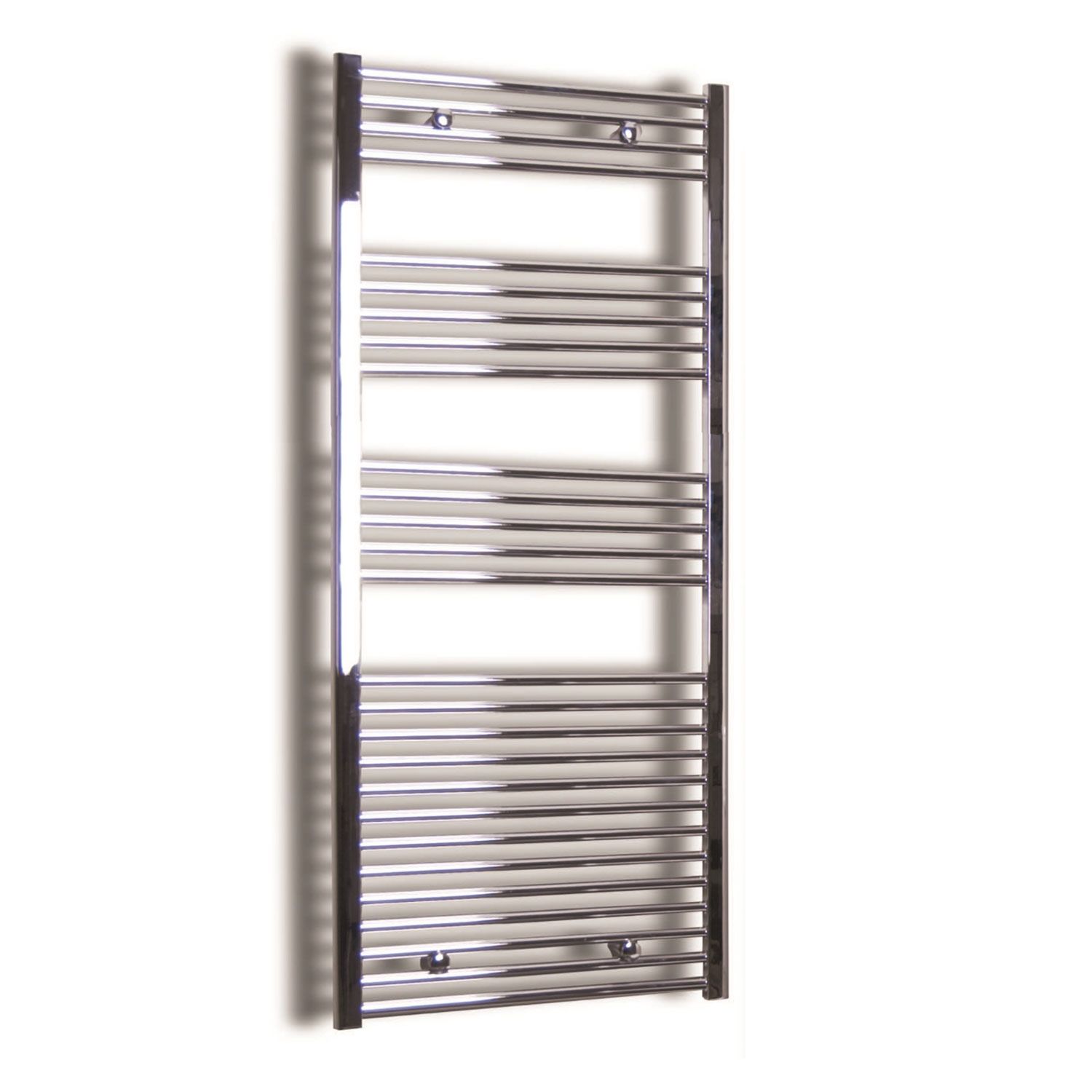 Sanicare Elektrische design radiator plug & play 172x60 cm chroom 1127 watt met chroom thermostaat links