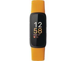 Fitbit Inspire 3 Activity Tracker - Zwart/Oranje - S/L Band