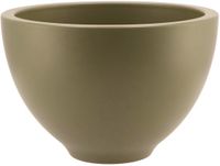 DK Design Bloempot/plantenpot Vinci - olijfgroen mat - voor kamerplant - D18 x H27 cm