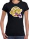Bellatio Decorations Disco T-shirt voor dames - Zwart - Maat L