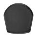 Hans K Coussin de tabouret de bar ZigZag Cuir reconstitué Noir