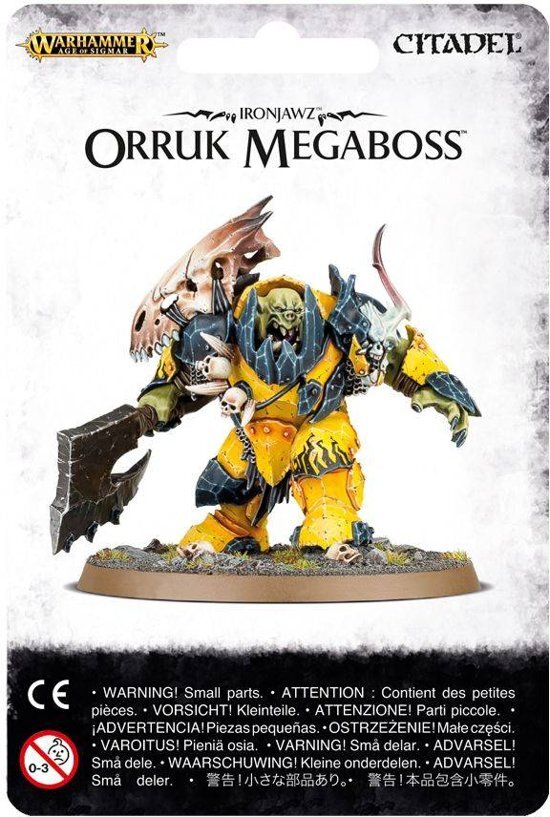 Games Workshop Age of Sigmar Orruks Ironjawz: Orruk Megaboss