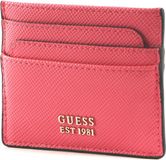 GUESS Laurel Card Holder Magenta Paars