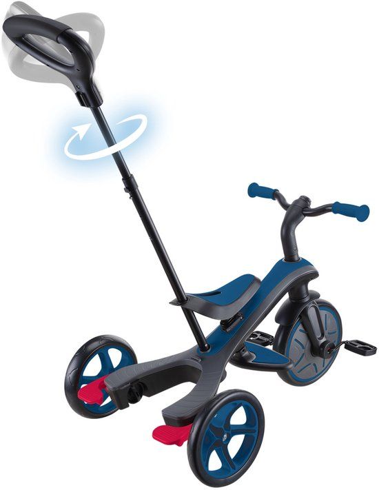 Globber Explorer 4-in-1 Driewieler Blauw