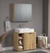trendteam PureBliss Badkamer waskast en spiegelkast eiken decor