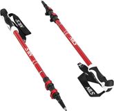 NILS TK8601 Serie Trekkingstokken Aluminium Rood Verstelbaar