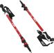 NILS TK8601 Serie Trekkingstokken Aluminium Rood Verstelbaar