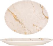Bonna Granix Serveerschaal - Porselein - 31x24 cm - Set van 2