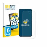 BROTECT Screenprotector voor Samsung Galaxy A57 5G - Folie Beschermfolie transparant 6 Stuks