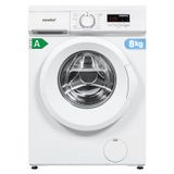 COMFEE' Machine à laver 8KG Classe A Moteur BLDC 1400RPM Blanc CFE12EW80/W-FR
