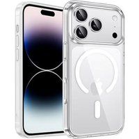 JAYM - Achterzijde behuizing voor mobiele telefoon - geschikt voor MagSafe - thermoplastic polyurethaan (TPU) - transparant - voor Apple iPhone 17 Pro