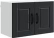 vidaXL Wandkast PORTO Zwart 60 x 31 x 40 cm Bewerkt hout