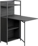 Vicco Bureau Savio, Zwart, 30-100 x 57 cm