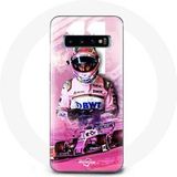 Maniacase Samsung Galaxy S10 Hoesje Formule 1 Sergio Pérez F1 coureur Roze