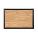 Bisilque Kamashi Kurk Board, MDF Frame Naturel Kurk, Zwart, 90x60 cm