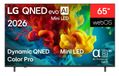 LG Evo Ai 65qned82b6b / Ultra HD 4K Mini-LED TV / 65 Inch / 2026
