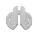 KS Tools Ontgrendelingsclip kunststof wit 5/16 inch 115.1262