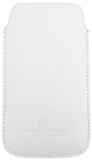 Urban Monkey Hoes voor mobiele telefoon met pulltab en microvezelvoering voor smartphone tot 4-4,3 inch wit