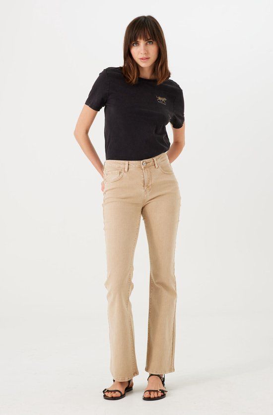 GARCIA T-shirt ss Dames - Zwart - Maat M