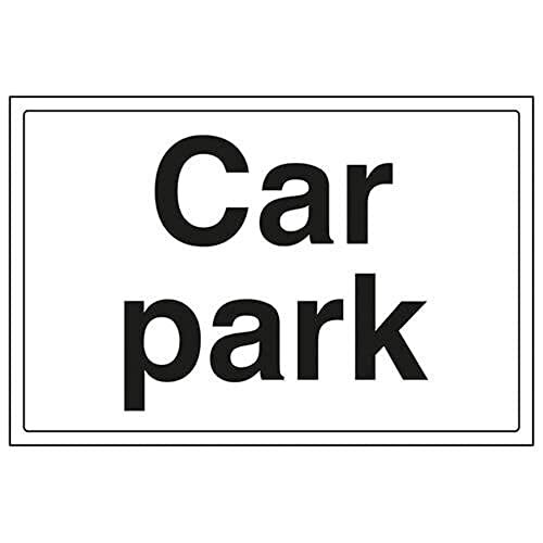 V Safety VSafety Car Park parkeerbord - 300mm x 200mm - Zelfklevende Vinyl
