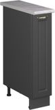 Vicco Apotheekkast Fame-Line, Anthrazit-Gold Landhaus/Antraciet, 20 cm, WB Marmer